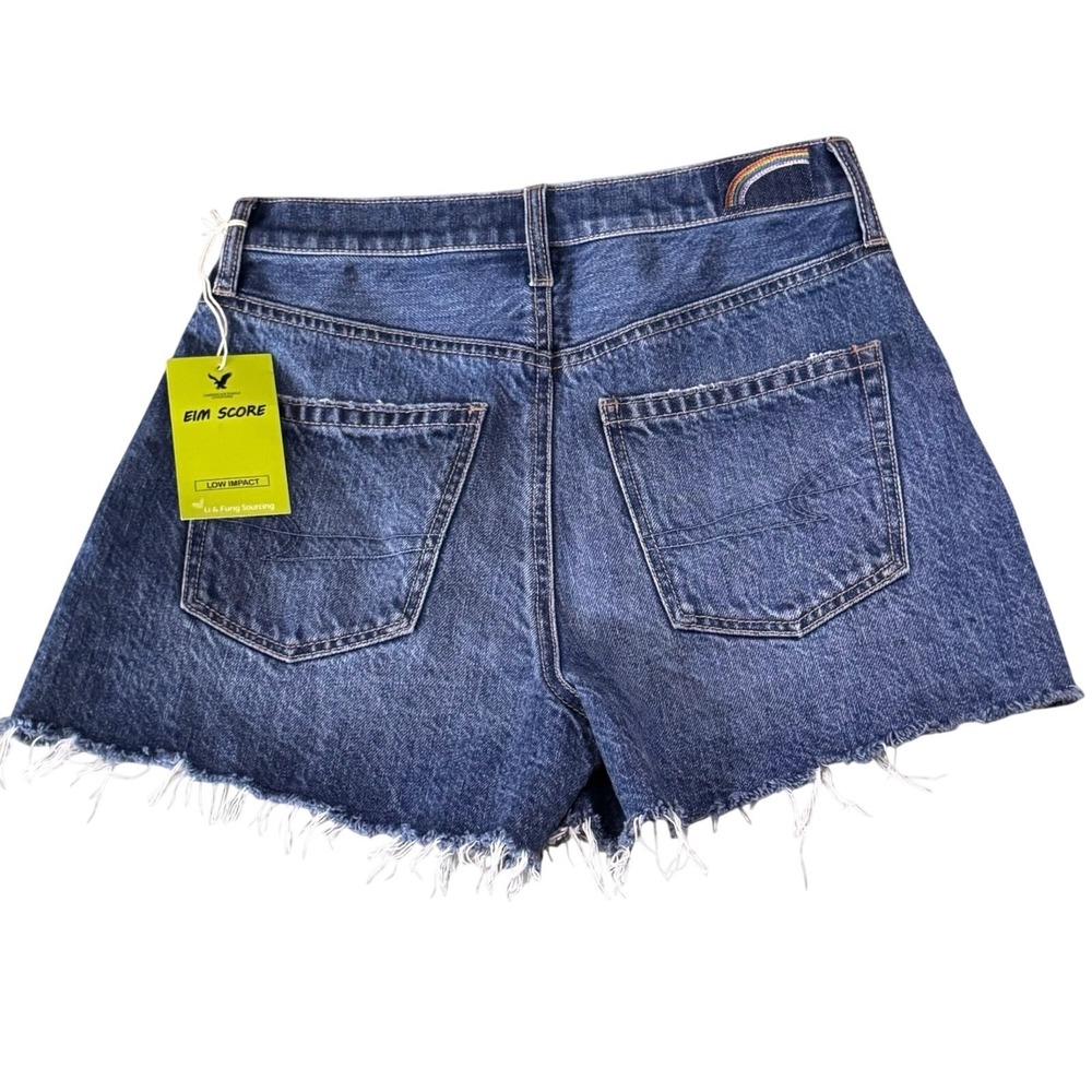 American Eagle Limited Edition Pride LGBTQ Rainbow Denim Shorts SZ:4 - Picture 2 of 9